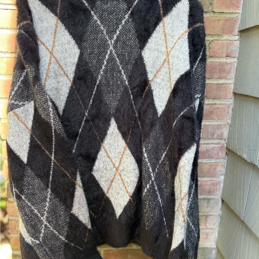 Marled Patterned Sweater